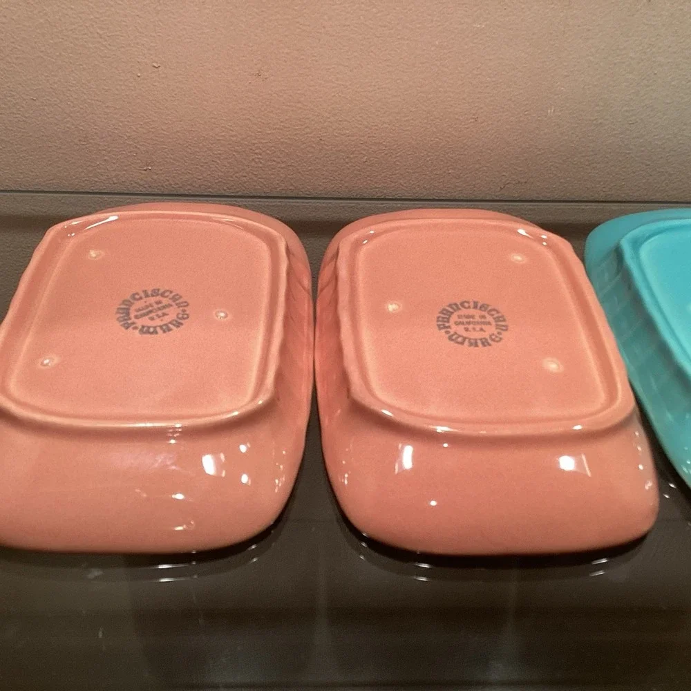 XX Rare!! 4 Franciscan Dishes for 1940 Toastmaster Standard Set!!